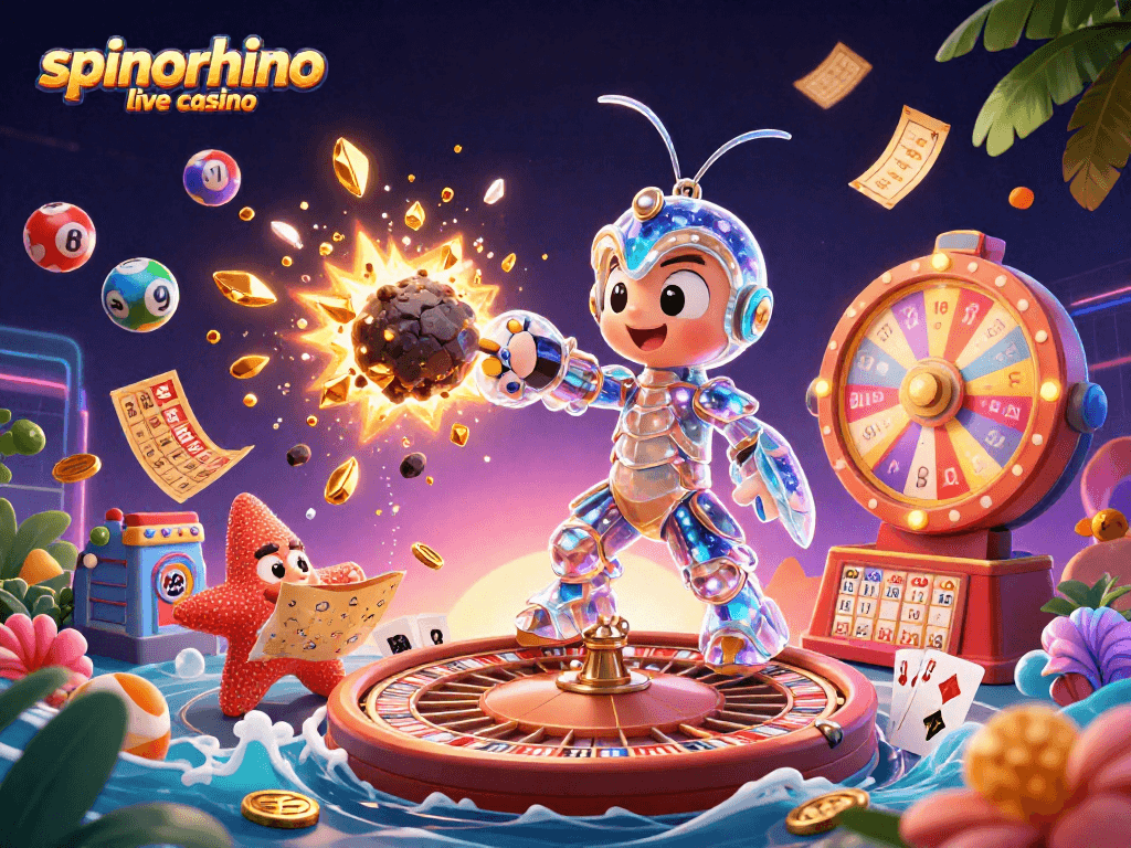 Geniet van de spanning in het spinorhino live casino met real-time dealers aan de speeltafels.