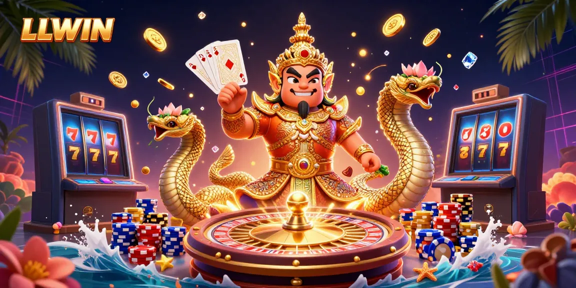 Engage in thrilling gameplay at LLWIN with vibrant characters and dynamic casino elements.