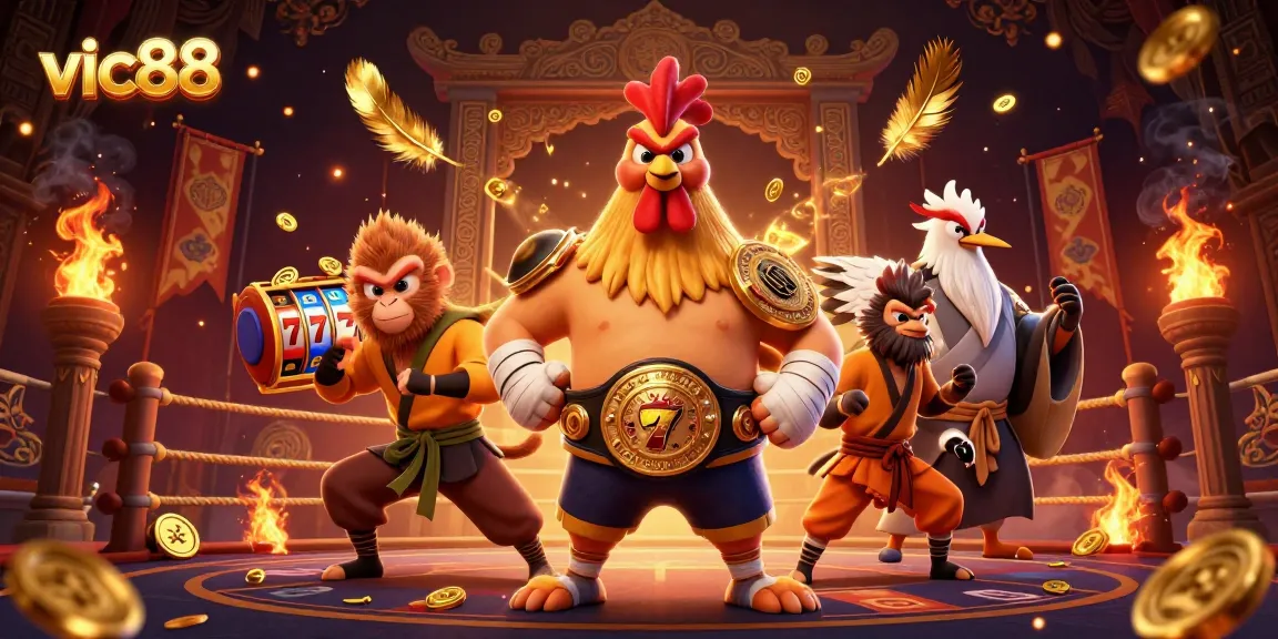 Experience thrilling victories at vic88 with vibrant characters in an immersive casino atmosphere