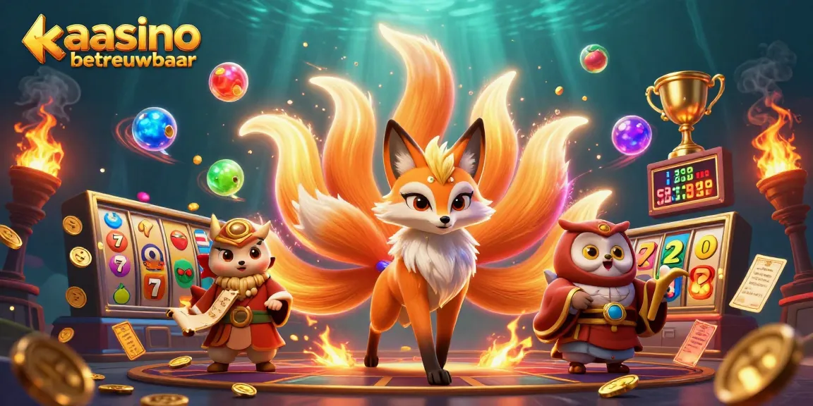 Experience the excitement of gambling with kaasino betrouwbaar in this vibrant 3D casino illustration.